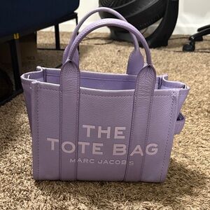 Marc Jacobs Lavender Leather 'The Tote Bag' Mini Tote